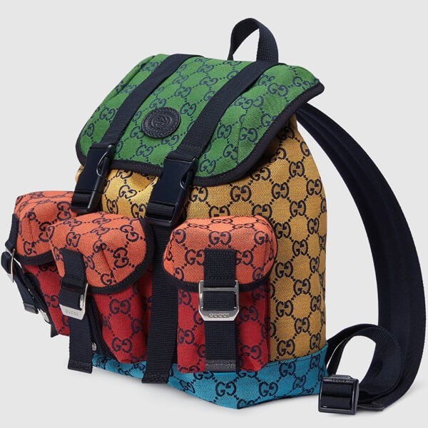 グッチ 21SS*GG マルチカラー スモール バックパック 偽物 658783 2UZBN 3280